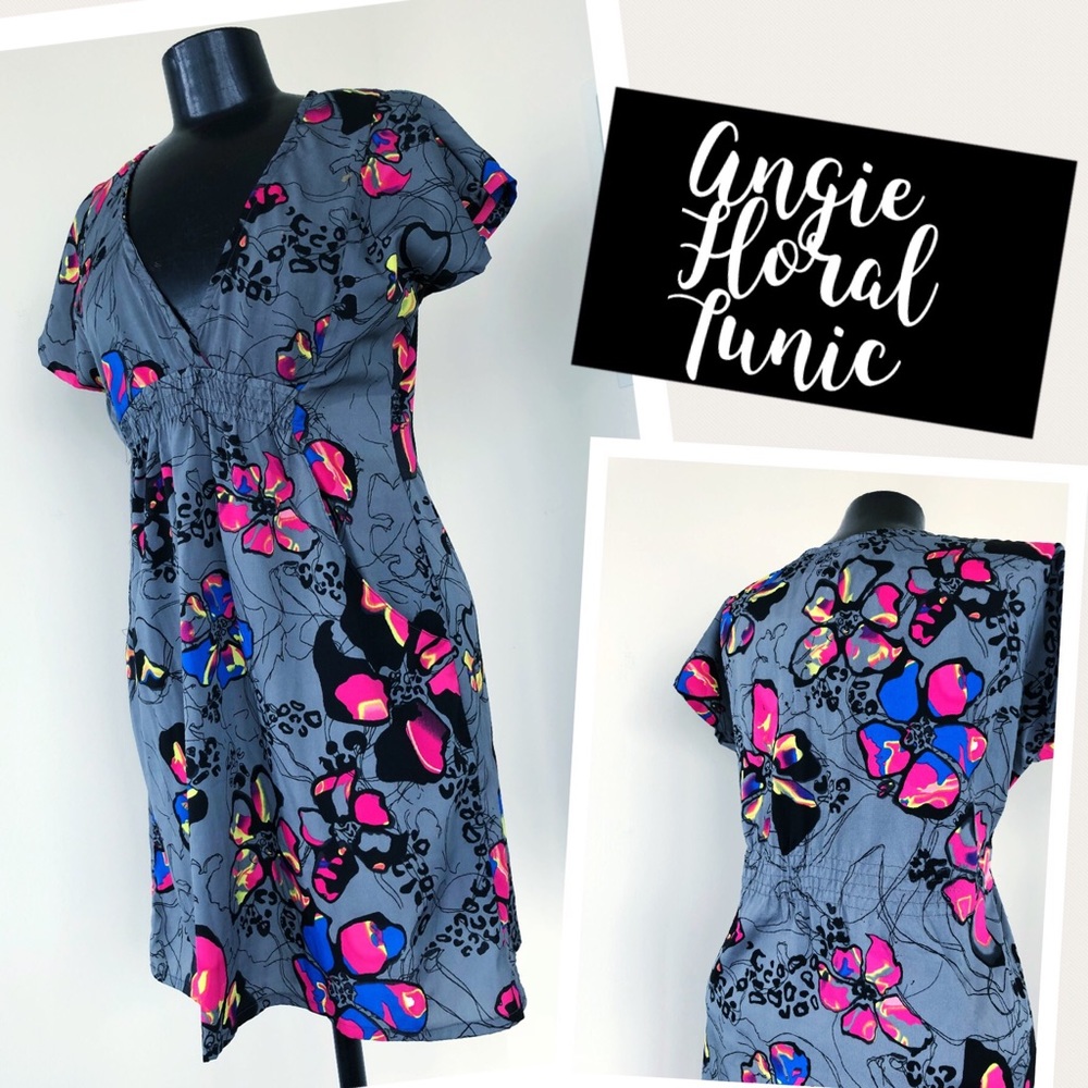 Angie Floral Tunic
